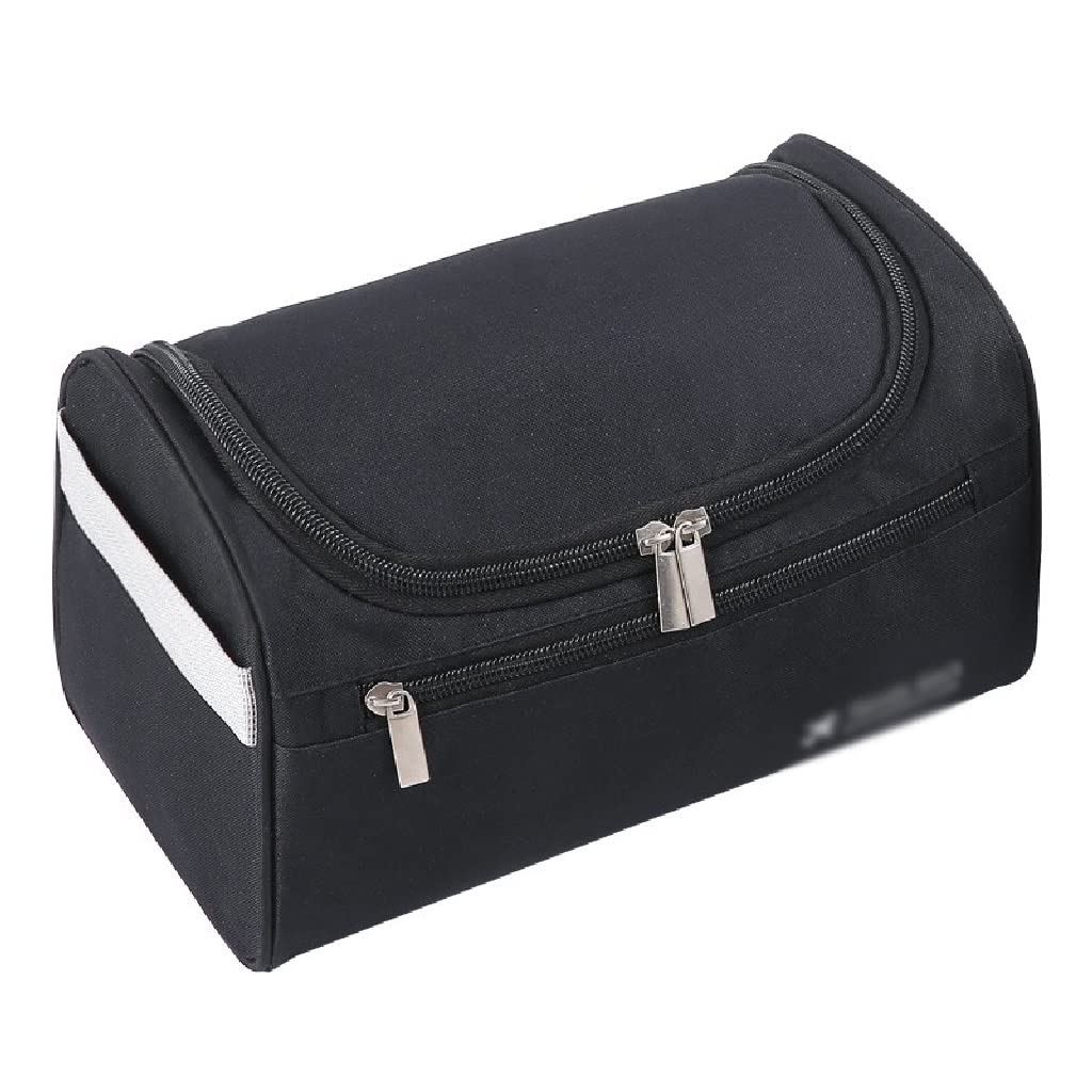 EKDSPW Waterproof Hanging Travel Toiletry Bag for Men & Women - Portable Business Cosmetic Organizer with Multiple Pockets - Perfect for Business Trips, Gym, Camping & Vacation (Black)