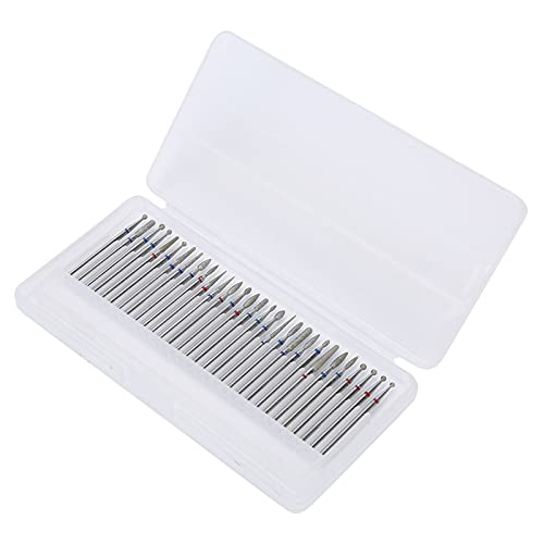 Professional Nail Drill Bits Set - Diamond Nail Grinding Heads & Polishing Accessories for Manicure Pedicure, Home Salon & DIY Nail Care (Perfect for Acrylic, Gel & Natural Nails)