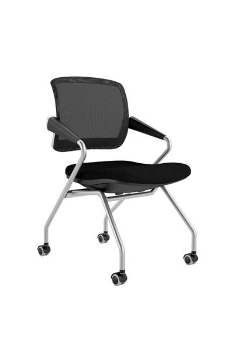 Safco Valoré Mesh Mid Back Office Chair - Ergonomic Support for Home & Work (Set of 2) - Perfect for Conference Rooms, Home Offices, and Workstations