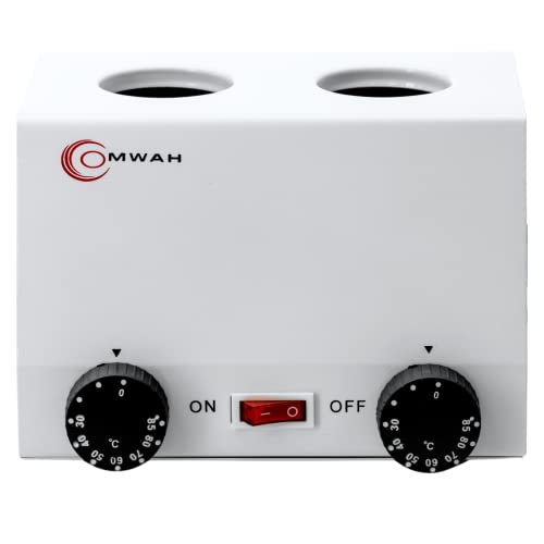 OMWAH Massage Oil Warmer - Adjustable Temperature Double Bottle Heater for Lotion & Cream | Perfect for Spa, Home Relaxation & Professional Massage Therapy