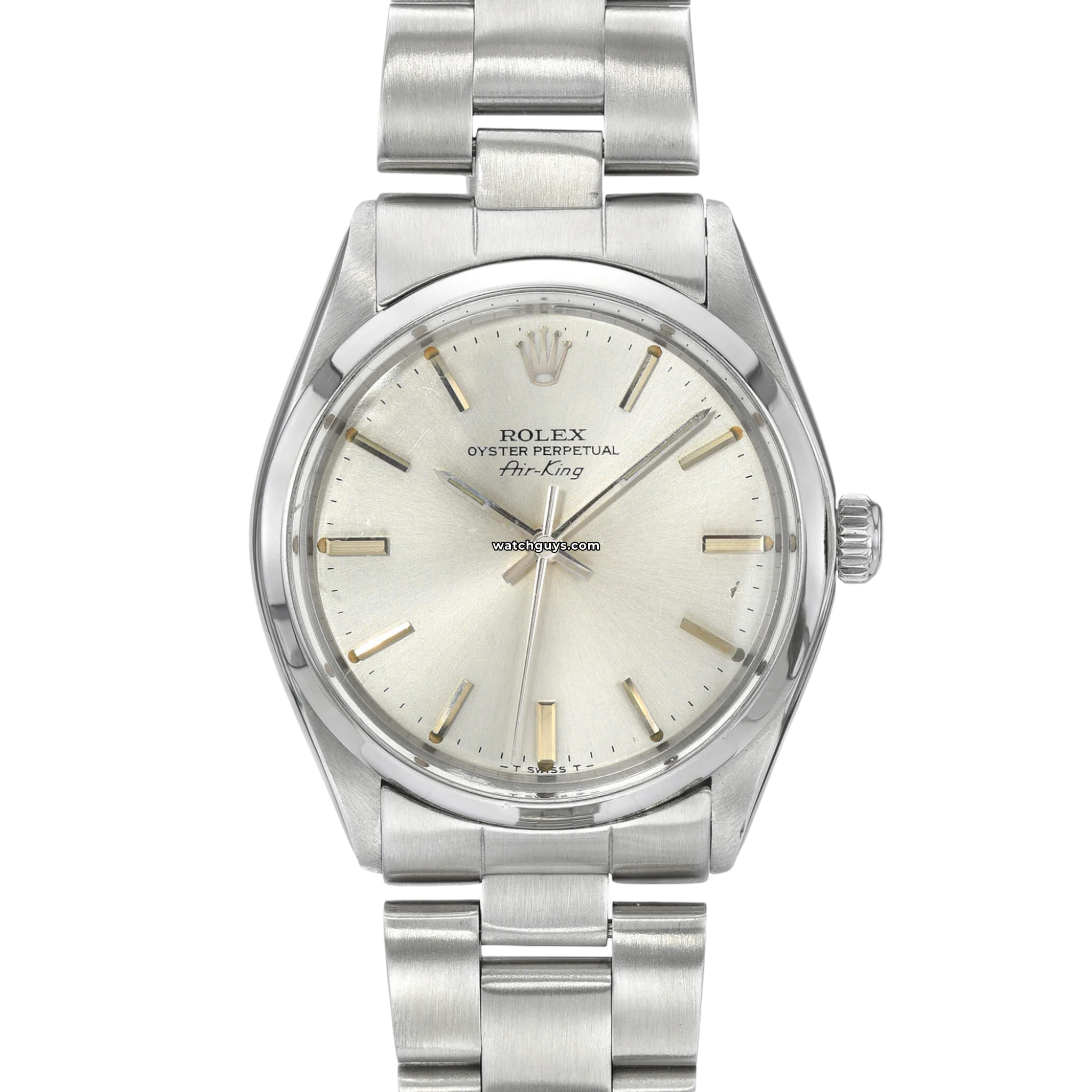 Rolex Air King 5500 Stainless Steel Men's Watch - Classic Vintage Timepiece for Business & Casual Wear | Perfect for Office, Travel & Special Occasions