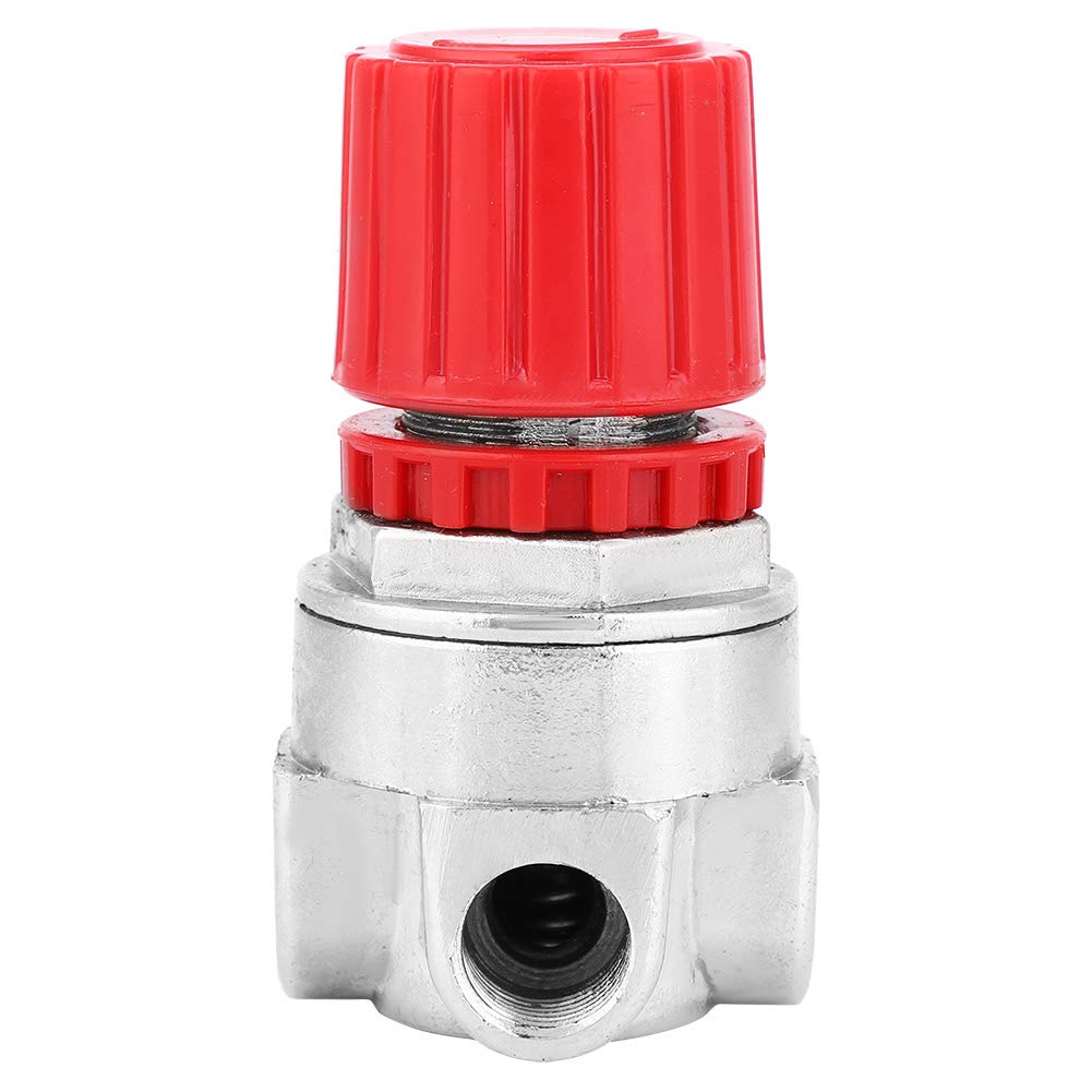 High Precision 4-Hole Water Pressure Regulator Valve - RVSKY Steel Water Pressure Reducing Valve for Plumbing, Irrigation & RV Use
