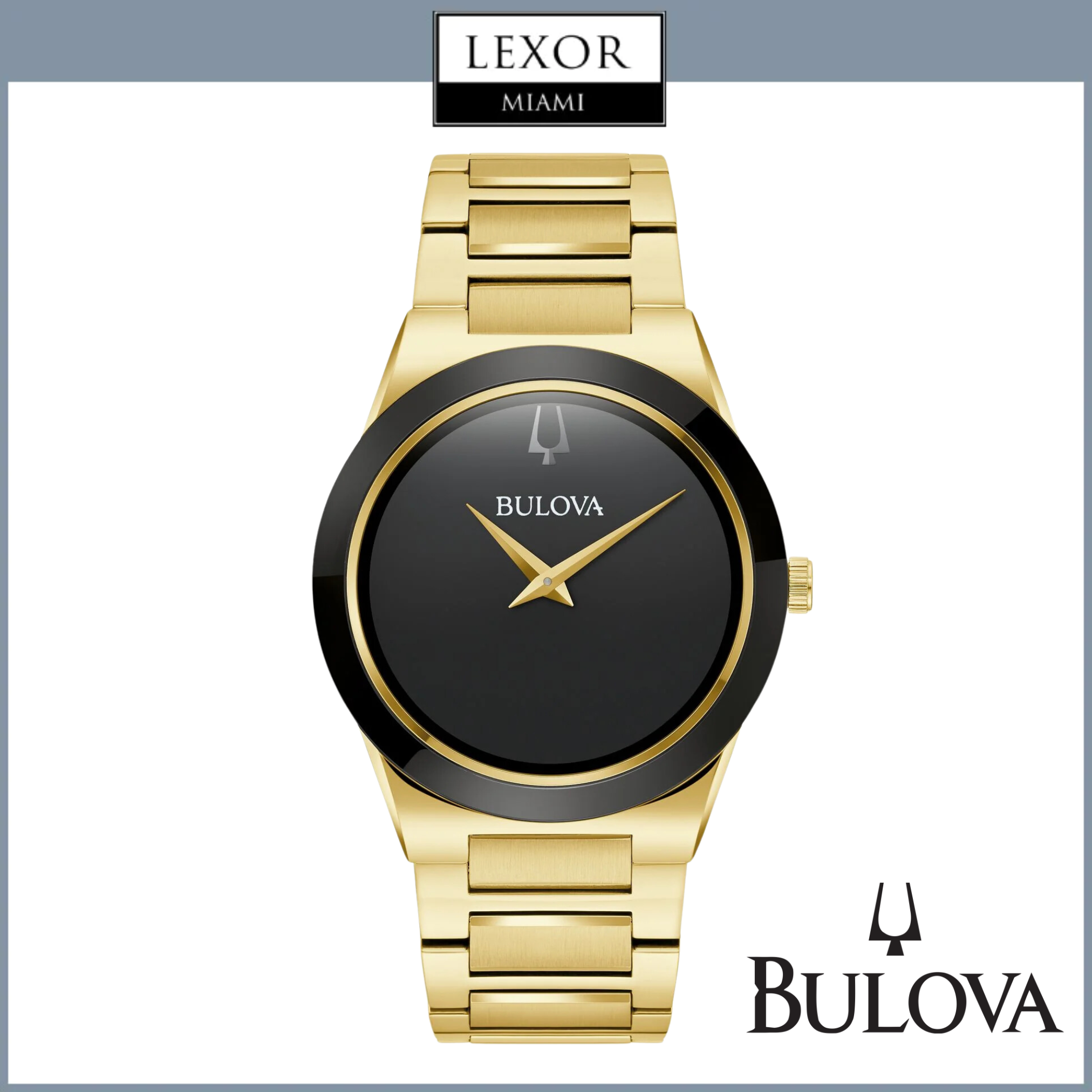 Bulova 97A183 Men's Gold-Tone Stainless Steel Watch - Luxury Dress Watch for Business, Formal Events & Everyday Wear