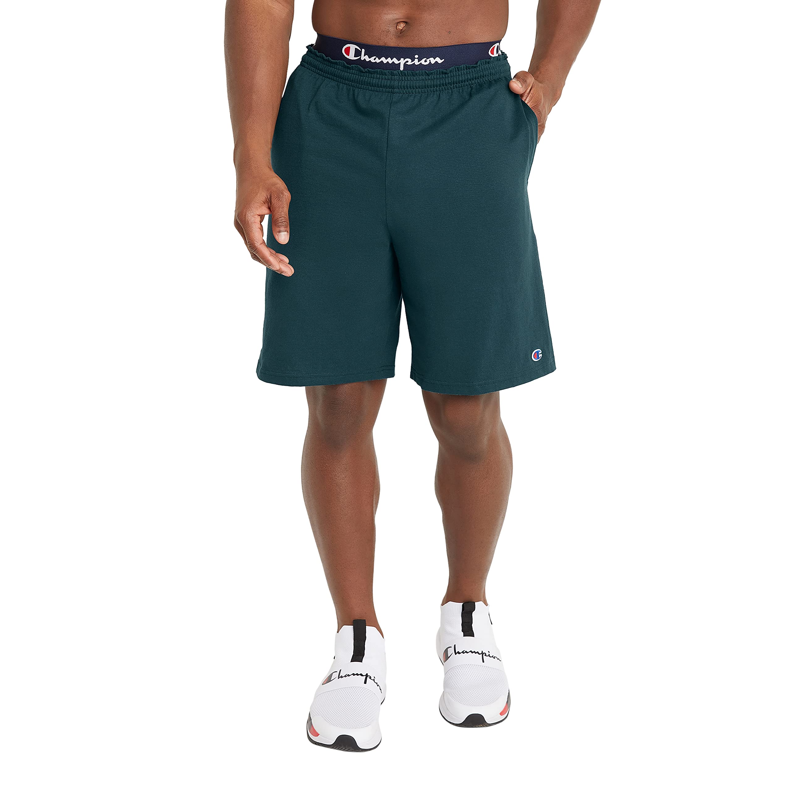**Champion Men's Lightweight Long Shorts - Comfortable Everyday Casual Shorts for Regular & Big & Tall Sizes | Perfect for Gym, Running, and Summer Outfits**