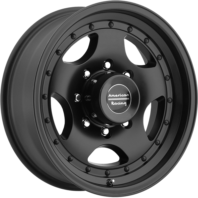 American Racing 15x8 AR23 Satin Black Wheels 19mm Offset - High Performance Off-Road & Street Racing Rims for Trucks, Jeeps & Muscle Cars