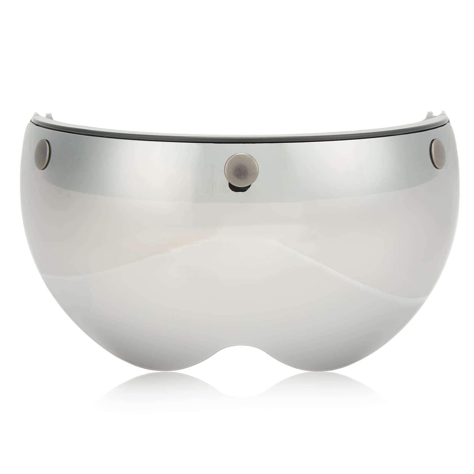 Motorcycle Helmet Visor - Windproof Sandproof Lens with Adjustable Buckle for Riding Safety