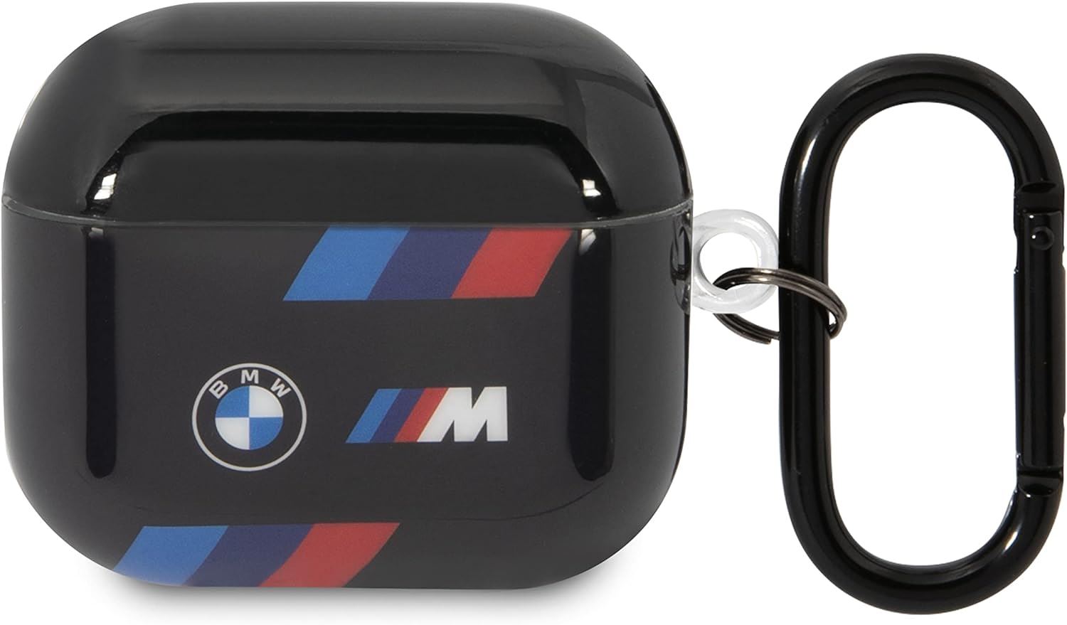 BMW M Series AirPods 3 Case Cover - Premium Black Protective Case with Colorful Racing Stripes | Perfect for Sports, Travel & Daily Use