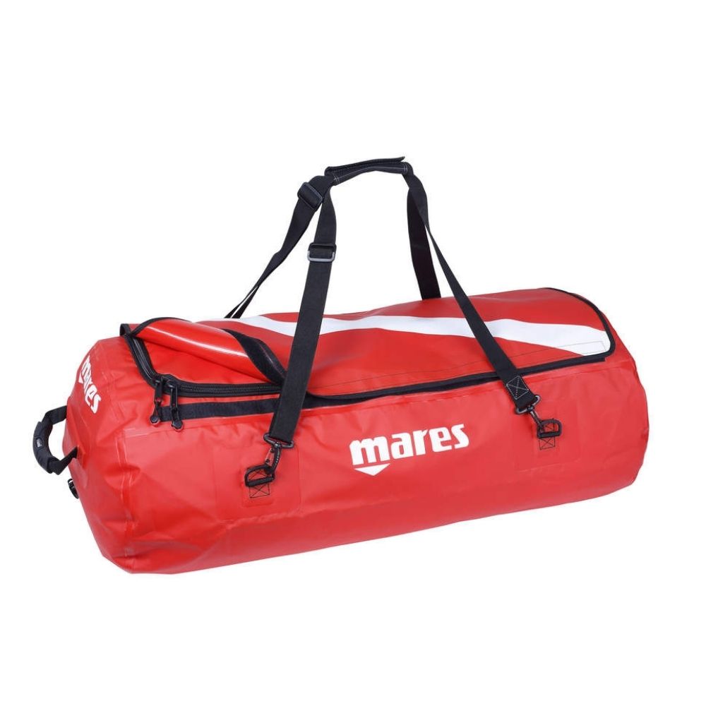 Mares Cruise Dry Attack Dive Gear Bag 144 Liters - Waterproof Scuba Diving Equipment Storage for Travel & Underwater Adventures