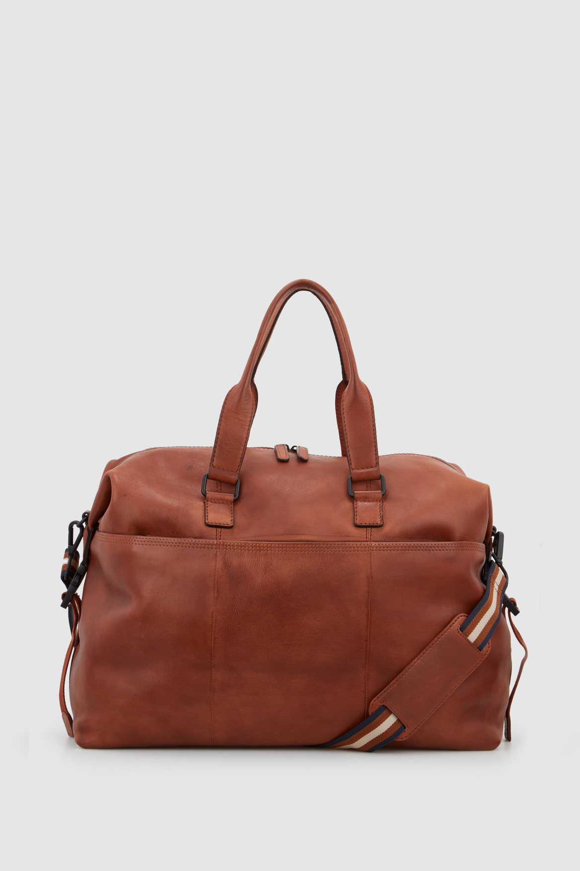 Lucas Genuine Leather Weekender Bag - Stylish & Durable Carry-On for Men & Women | Perfect for Travel, Gym, Work & Weekend Getaways