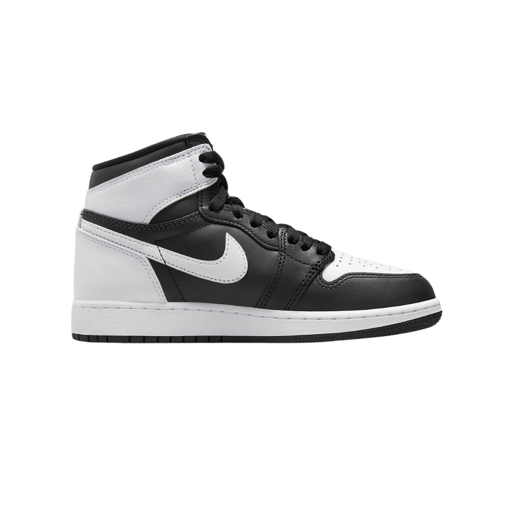 Air Jordan 1 Retro High OG Black White Basketball Shoes for Girls - Classic Sneakers for Streetwear, School & Casual Outfits