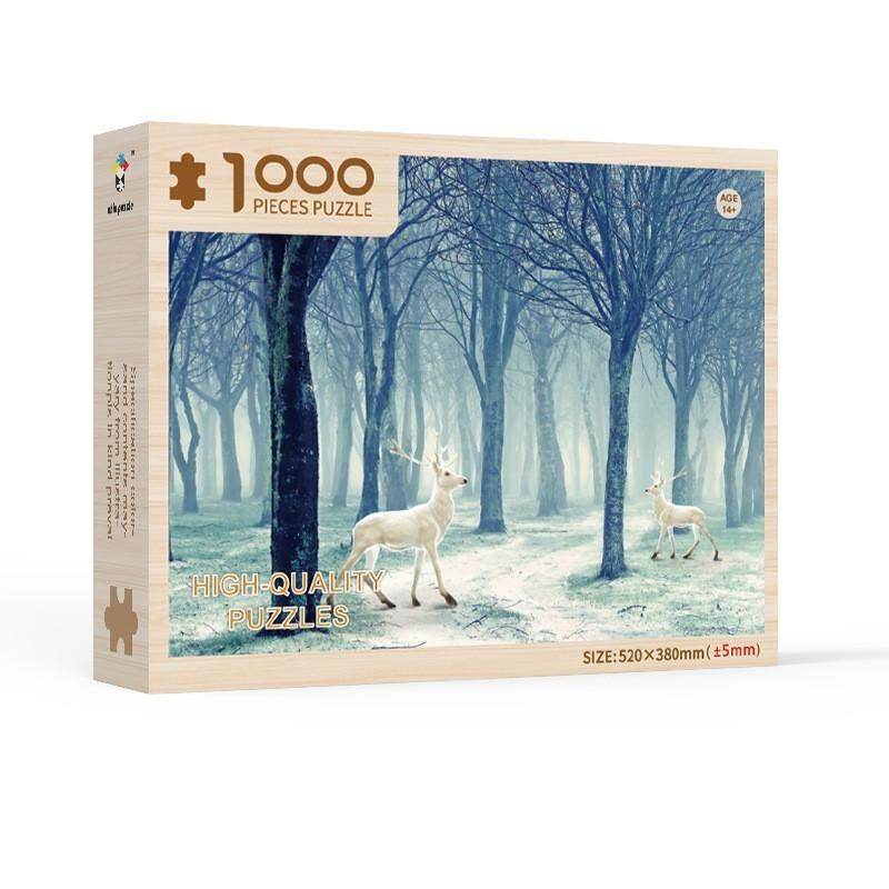 1000 Piece Adult Jigsaw Puzzle - Challenging & Relaxing Brain Teaser for Stress Relief, Home Decor & Family Game Night