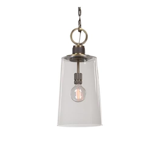 Brixton 1 Liter Mini Pendant Light - Modern Small Hanging Fixture for Kitchen Island, Dining Room, or Bedroom Lighting