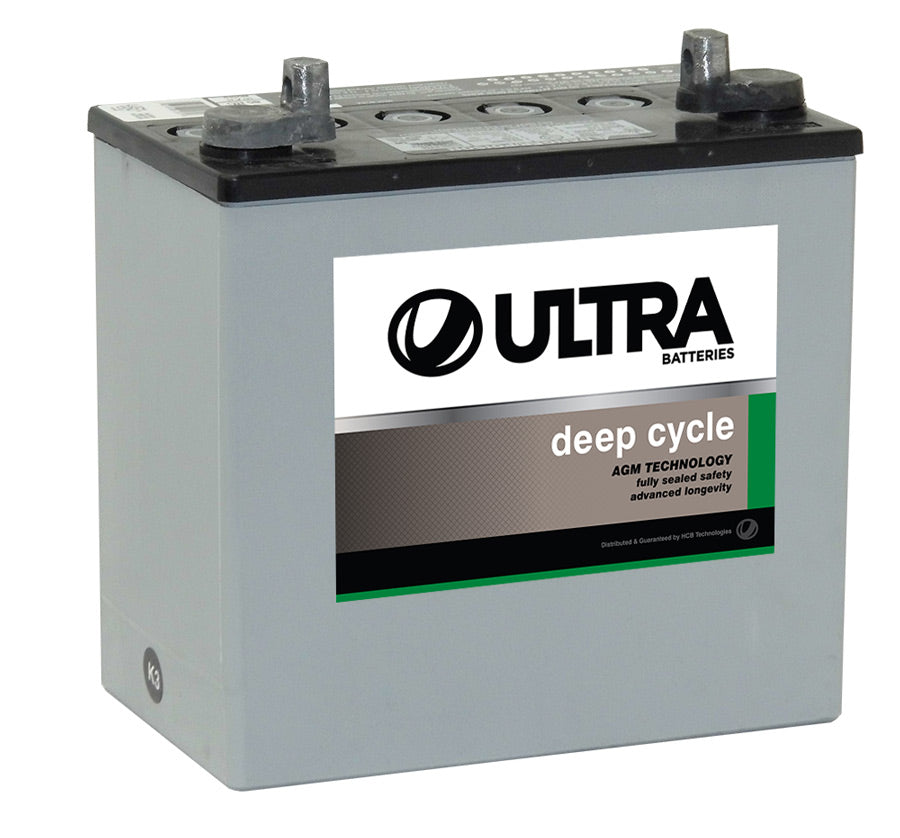 12V 55Ah Ultra Deep Cycle AGM Battery - Marine, RV, Solar Power & Off-Grid Energy Storage Solution