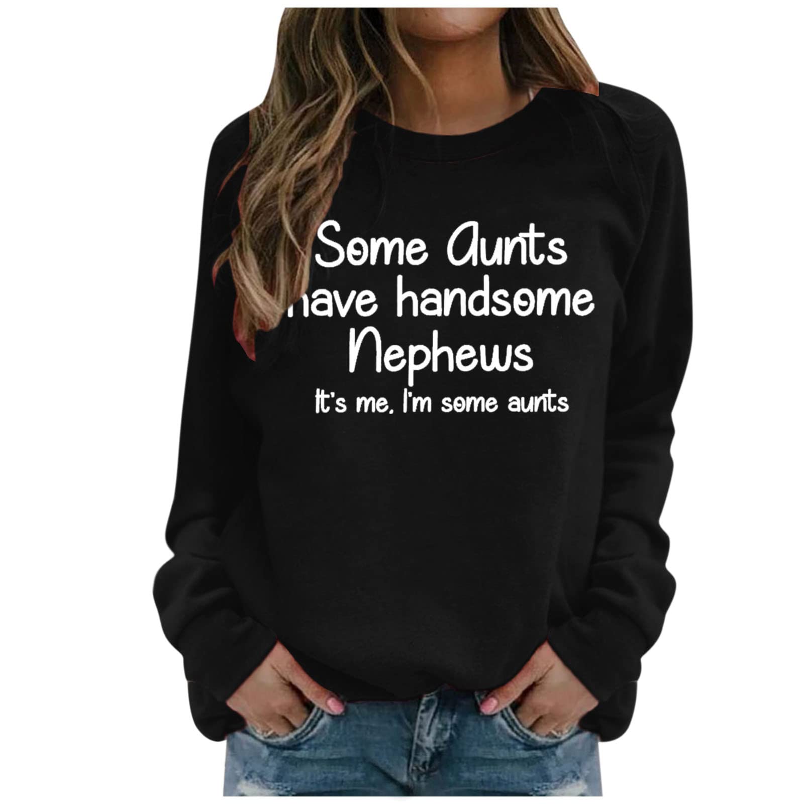 Women's Fashion Tunic Top - Long Sleeve Hooded Sweatshirt with Print, O-Neck Pullover Blouse for Winter | Casual Warm Wear for Everyday, Work & Outfits