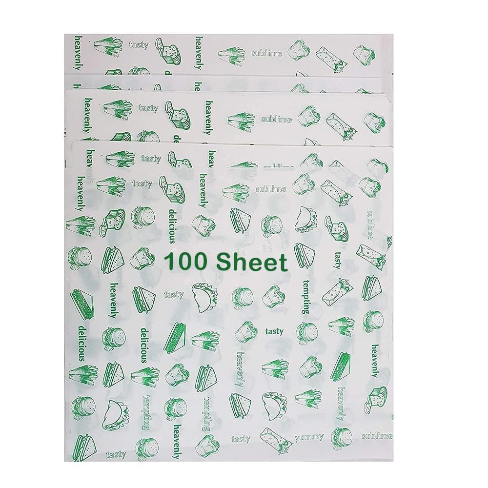 Premium Non-Stick Baking Parchment Paper Sheets - 100 Pack for Cakes, Cookies & Pastries | Safe, Unbleached & Eco-Friendly | Perfect for Home Baking, Pastry Chefs & Commercial Kitchens