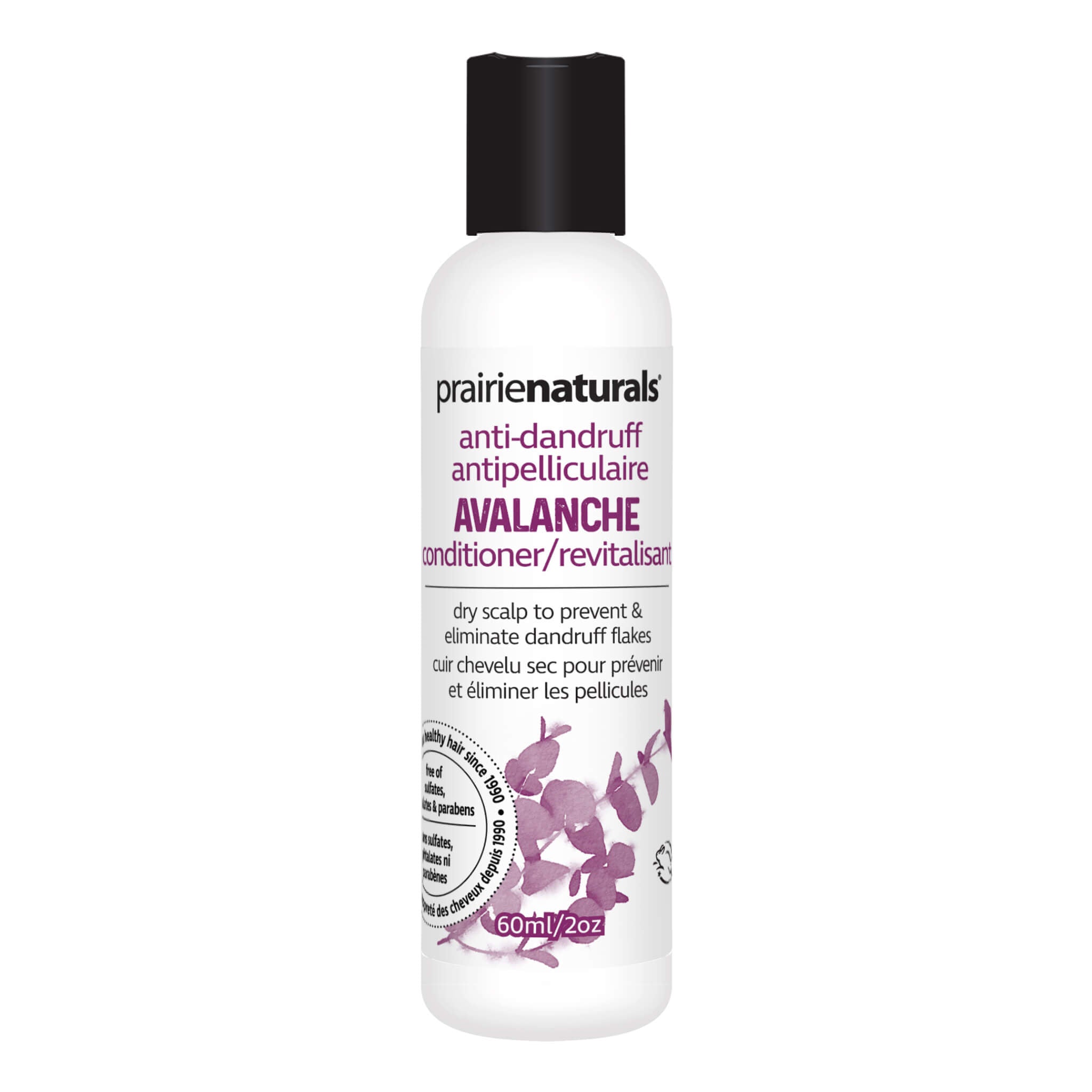 Avalanche Anti-Dandruff Conditioner - Travel Size (3.4oz) for Dry Scalp & Itchy Hair - Perfect for Gym, Travel & On-The-Go Hair Care