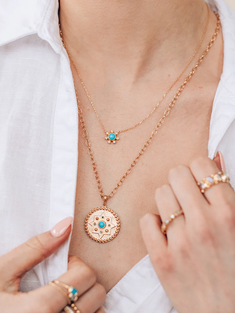 Dew Drop Marine Étoile Pendant - Elegant Starfish Necklace for Women, Sterling Silver Ocean Jewelry - Perfect for Beach Vacations, Summer Outfits & Gift Giving