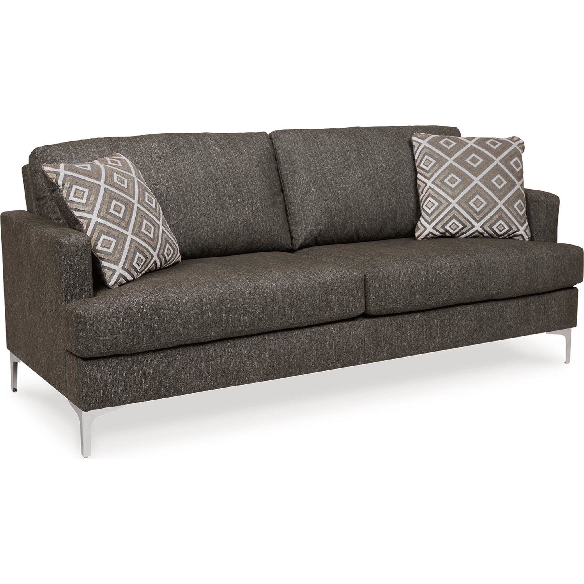 Arcola Sofa Java - Modern Comfortable Fabric Sofa for Living Room, Lounge & Home Decor | Perfect for Small Spaces, Apartments & Cozy Gatherings