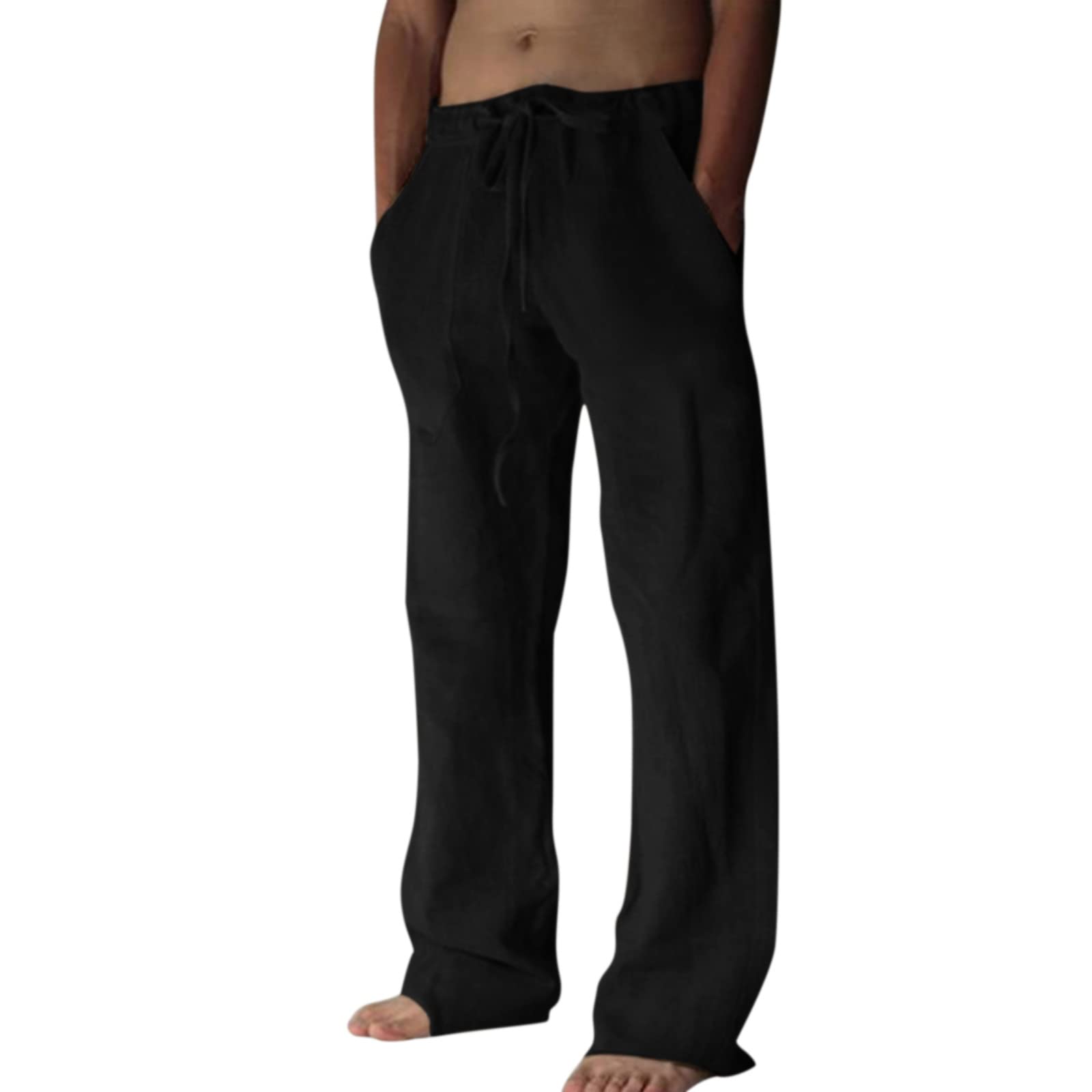 **SEF-31 Men's Black Swim Shorts - Quick Dry, Comfortable Lounge Shorts with Pockets - Perfect for Swimming, Beach, Gym & Casual Wear**