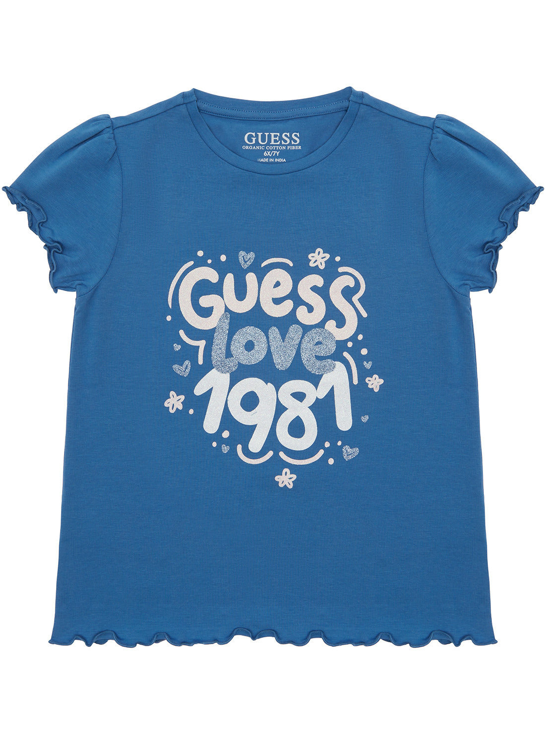 Blue Short Sleeve T-Shirt for Boys & Girls (Ages 2-6) - Comfortable Cotton Kids Tee for Playtime & Everyday Wear