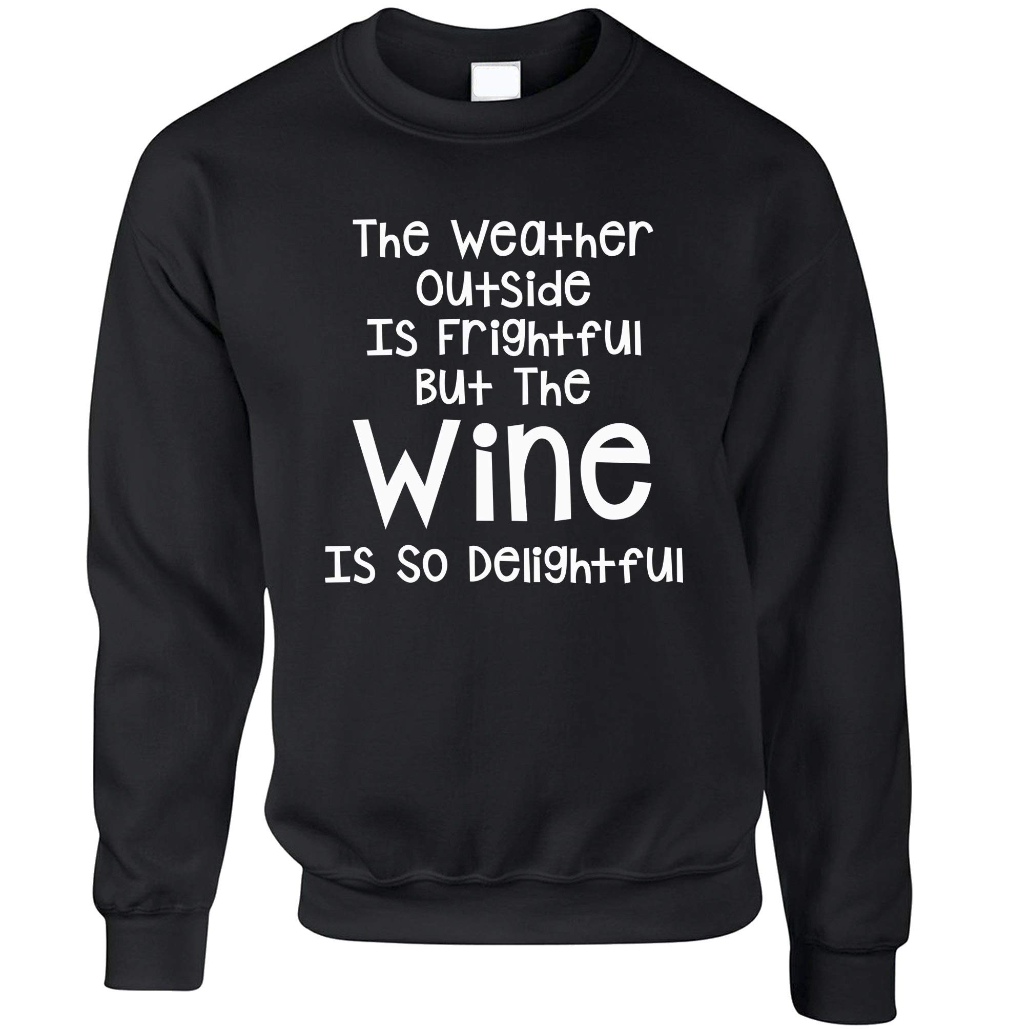 Tim And Ted Christmas Sweater - 'Weather Outside is Frightful' Holiday Slogan - Cozy Winter Pullover for Family Gatherings & Ugly Christmas Parties