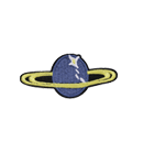 Custom Saturn Planet Iron-On Patches for Jackets, Hats & Bags - Unique DIY Embroidered Badges for Cosplay, Fashion & Gifts