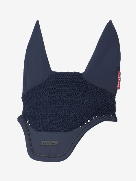 Le Mieux Essence Acoustic Fly Veil for Horses - Breathable UV Protection Equestrian Riding Gear for Training & Show Jumping
