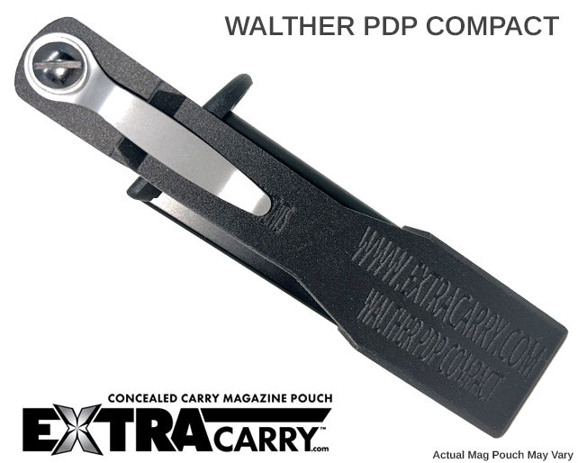 Walther PDP Compact 9mm 15 Round Magazine Pouch - Tactical Holster for Concealed Carry & Range Shooting | Durable Nylon Mag Holder for Walther Pistols
