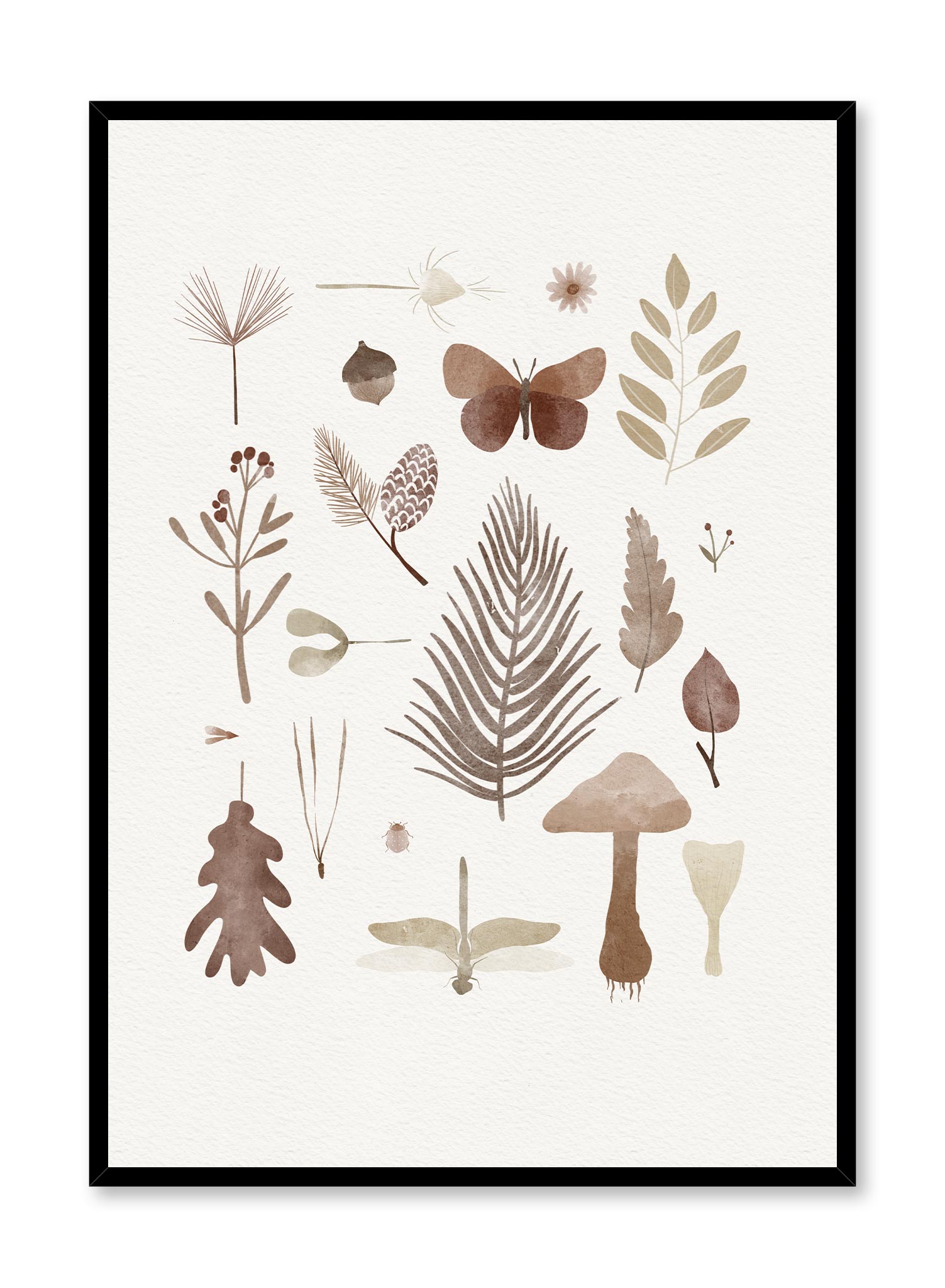 Forest Carpet - Nature Inspired Home Decor Rug | Wall Art Poster for Living Room, Bedroom & Office | Perfect for Boho, Modern & Scandinavian Interior Design Styles