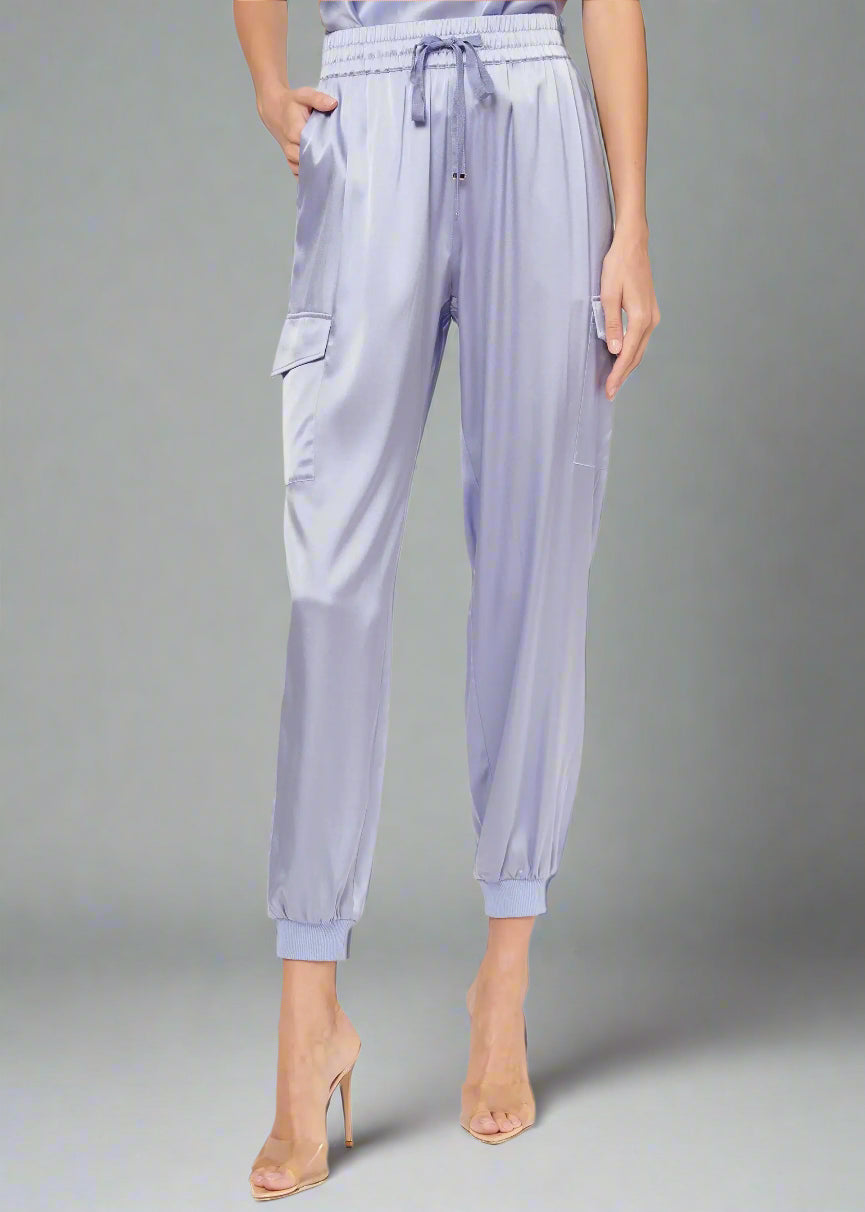 Elsie Women's Casual Pant in Cornflower Blue - Comfortable Stretch Trousers for Work, Travel & Everyday Wear