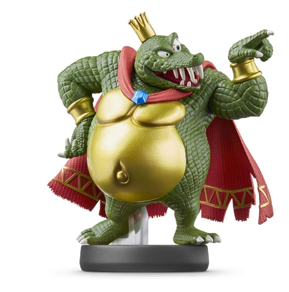 Original Nintendo amiibo King K. Rool - Super Smash Bros Series Figure - Japan Import - Collectible Gaming Accessory for Nintendo Switch & Wii U - Perfect for Smash Battles & Display
