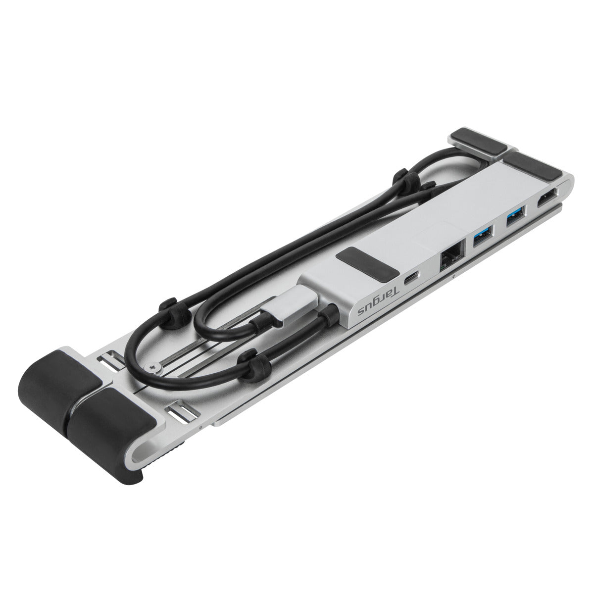 Adjustable Portable Laptop Stand with USB Hub - Ergonomic Aluminum Computer Riser for Home Office, Gaming & Travel - Compatible with MacBook, Dell, HP & More