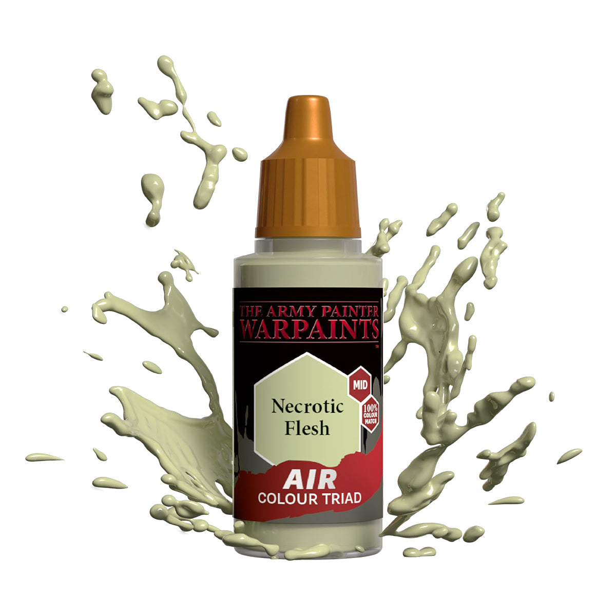 Warpaints Air: Necrotic Flesh - Premium Miniature Paint for Warhammer & Tabletop Gaming - Perfect for Zombies, Undead & Horror Themed Models