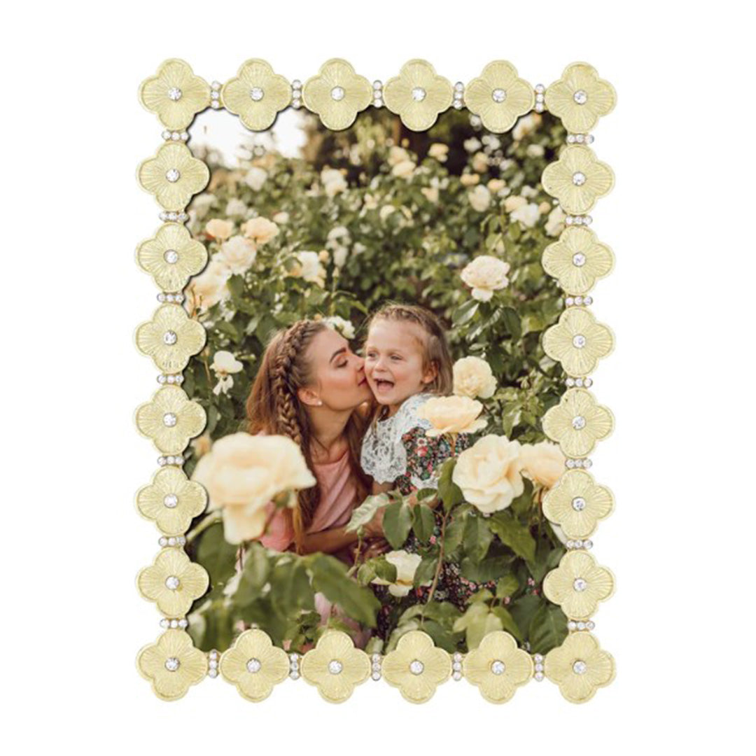 5x7 Golden Clover Picture Frame - Elegant Home & Office Decor for Photos, Artwork, and Memories | Perfect for Wall Display, Tabletop, and Gift Giving