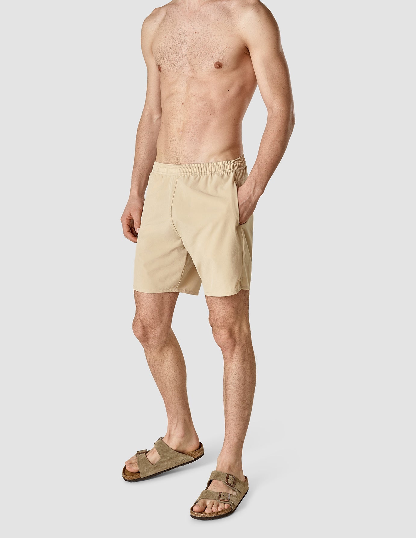 Men's Quick-Dry Swim Shorts for Beach, Pool & Surf - Lightweight & Comfortable Desert Design - Perfect for Swimming, Vacation & Outdoor Activities