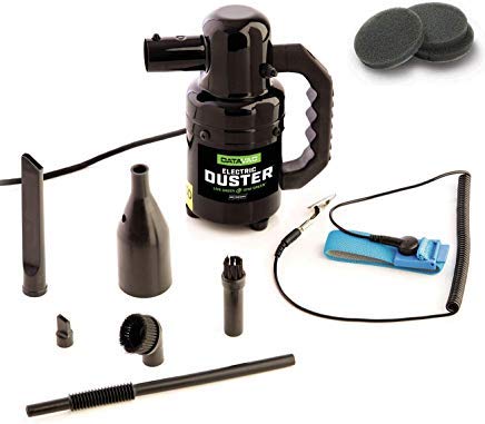 Metro DataVac ESD Safe Electric Duster ED-500 - .75 Peak HP Computer & Electronics Cleaning Tool - Includes 3 Free Filters (Not a Vacuum) - Perfect for PC, Keyboard, Camera & Office Equipment Maintenance (2024 Model)