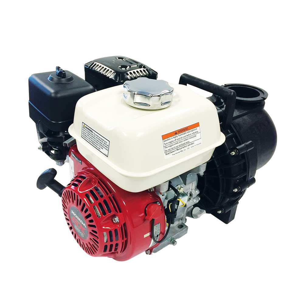 Honda GX200 Banjo Manifold Transfer Pump - 2 Inch Recoil Start for Fuel, Oil & Water Transfer - Ideal for Farm, Construction & Industrial Use