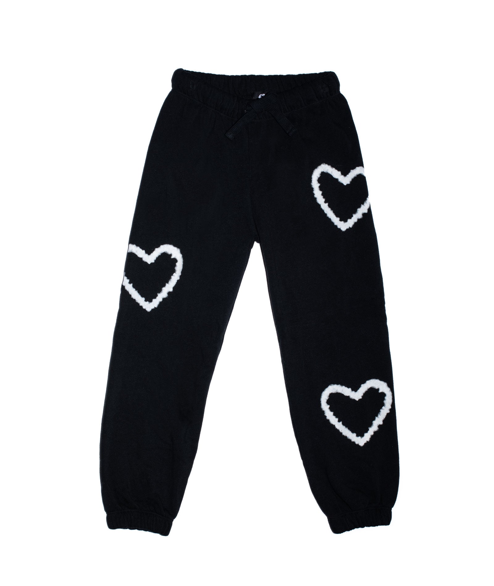 FBZ Girls Jami Heart Tie-Dye Sweatpants - Soft & Stylish Joggers for Teens, Women - Perfect for School, Gym, Lounge & Casual Wear