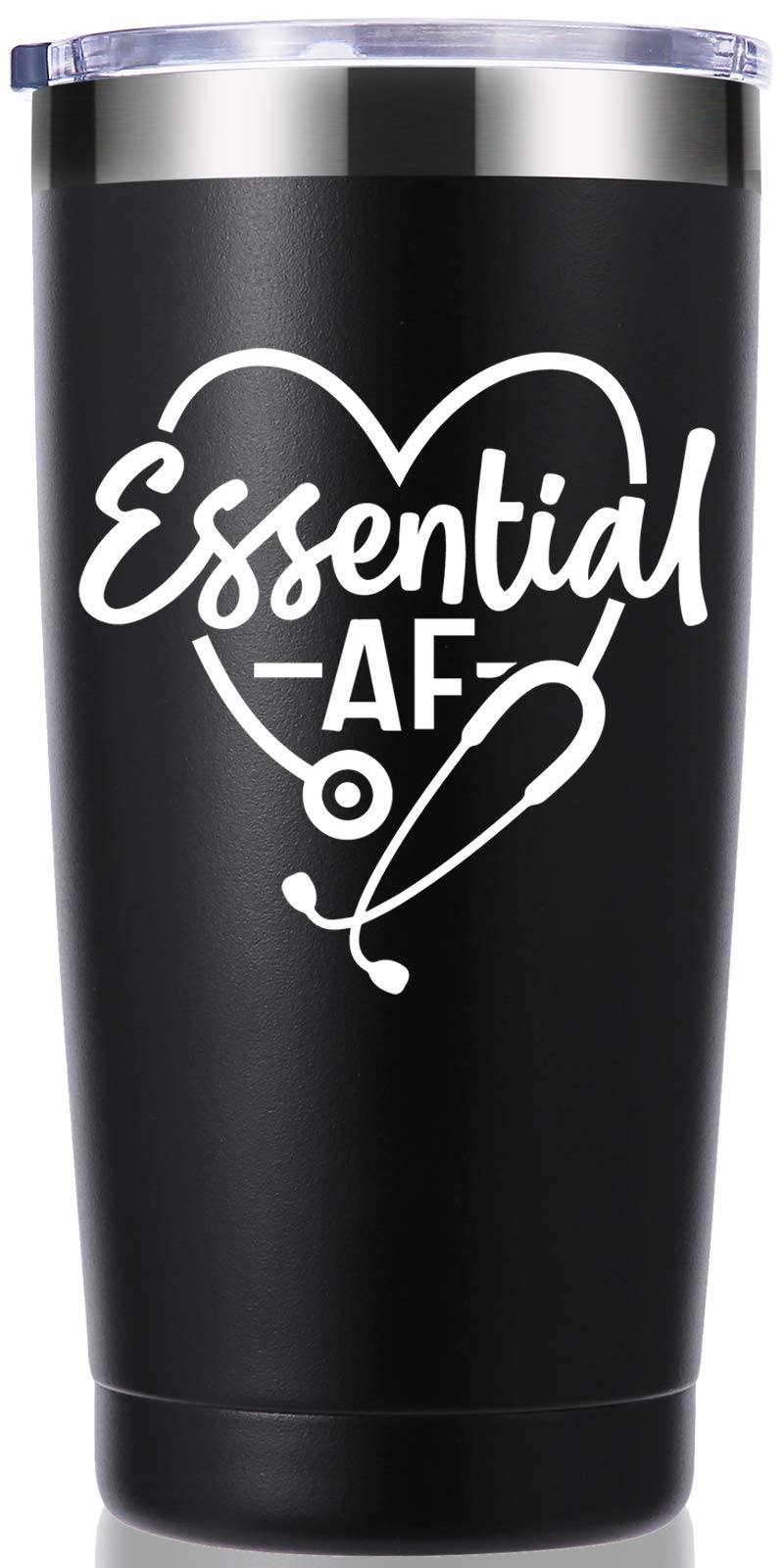 20oz Insulated Tumbler - Funny Doctor Nurse Gift for Medical Professionals | Travel Mug for Coffee & Tea | Birthday, Christmas, Graduation Gifts for Men & Women (Black) - Perfect for Hospitals, Clinics & Daily Commute