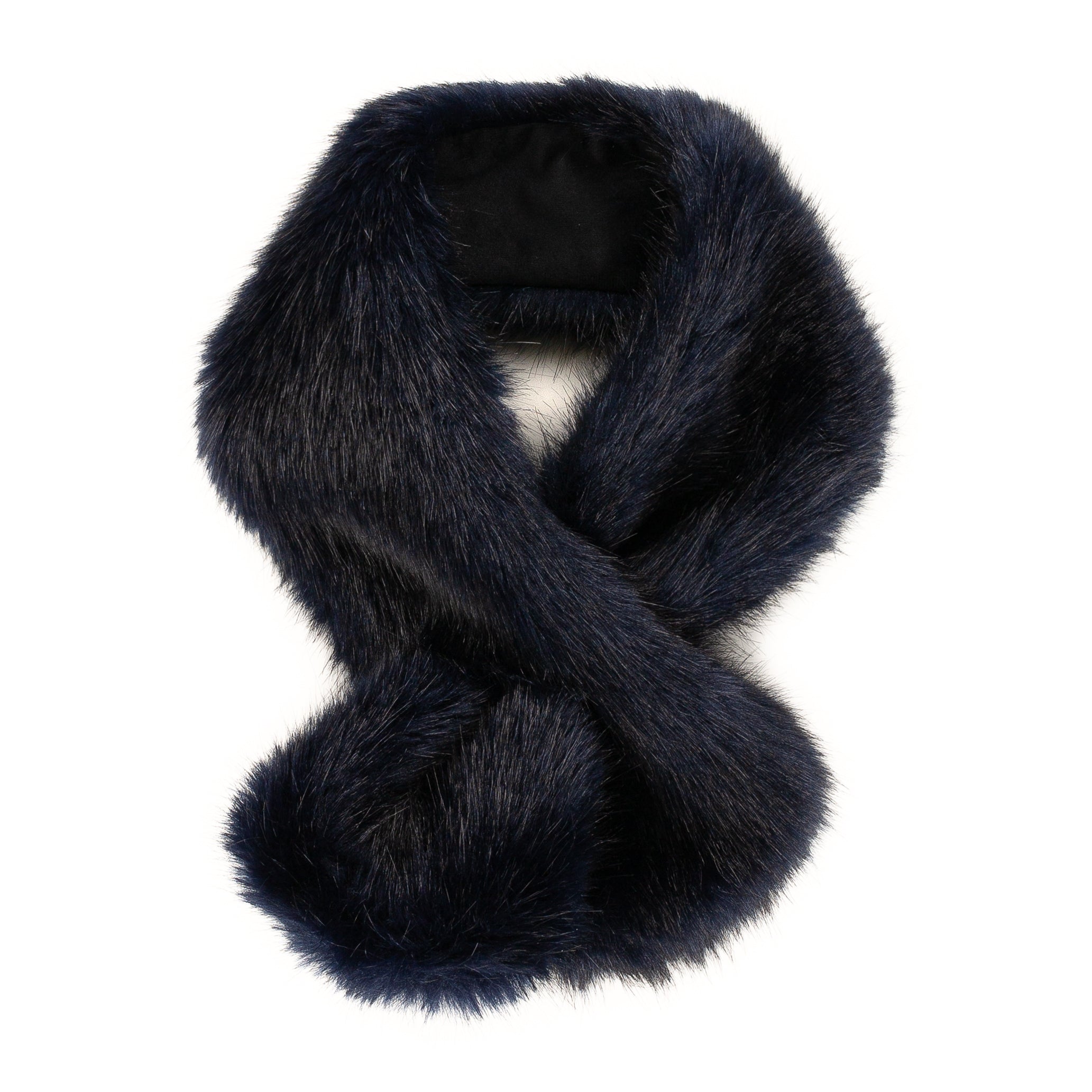 Premium Midnight Blue Tiptop Scarf - Soft Winter Fashion Accessory for Women - Perfect for Cold Weather, Office Wear & Holiday Outfits