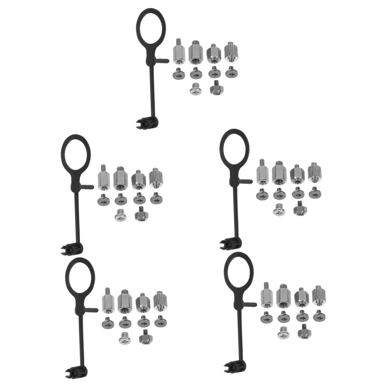 Jojofuny 5 Sets Universal Motherboard Mounting Screws & SSD Screw Kit - Computer Hardware Accessories for PC Builders, DIY Enthusiasts - Perfect for PC Assembly, Laptop Repair, and SSD Installation