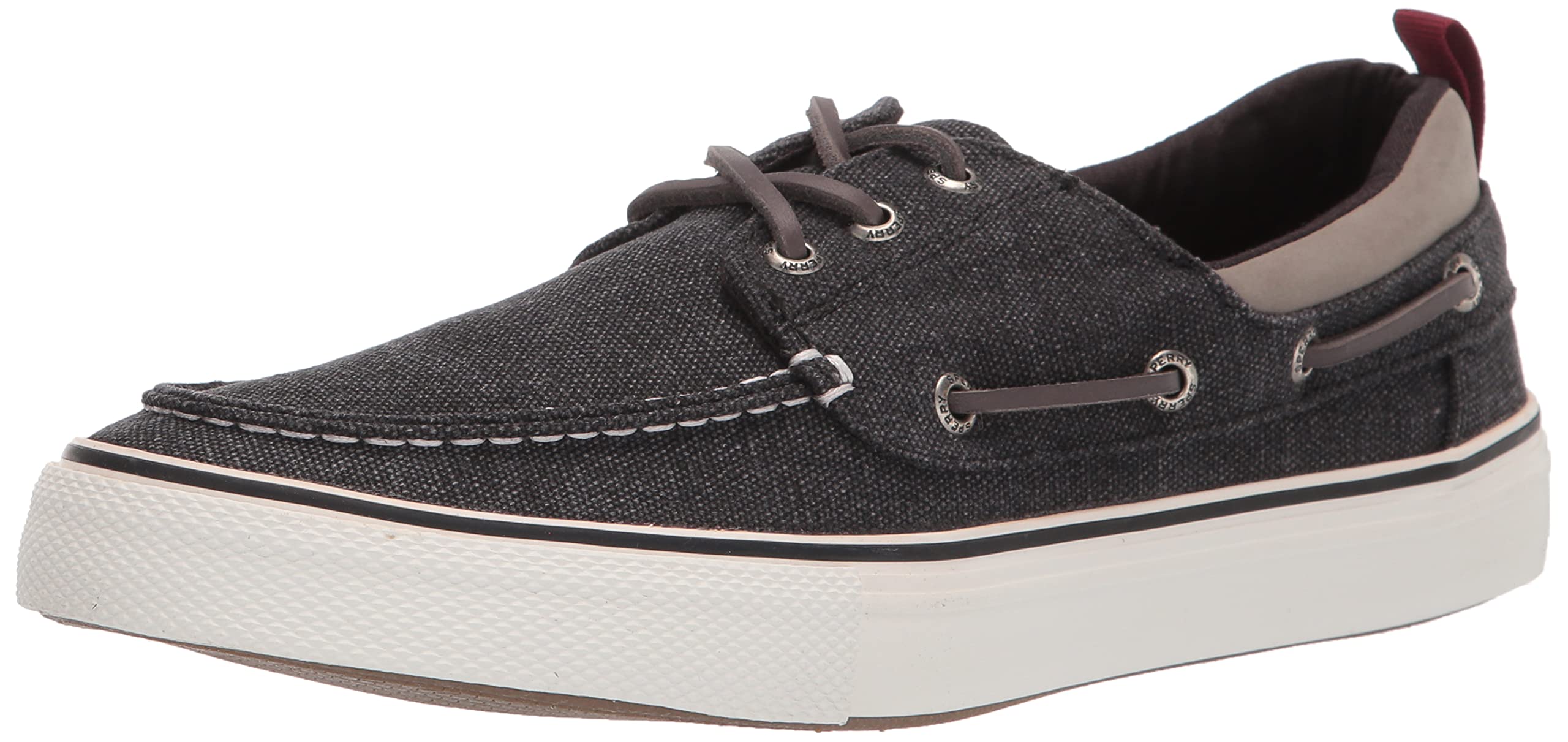 Sperry Men's Bahama 3-Eye Textile Boat Shoes - Comfortable & Stylish Non-Slip Deck Shoes for Sailing, Boating & Casual Wear