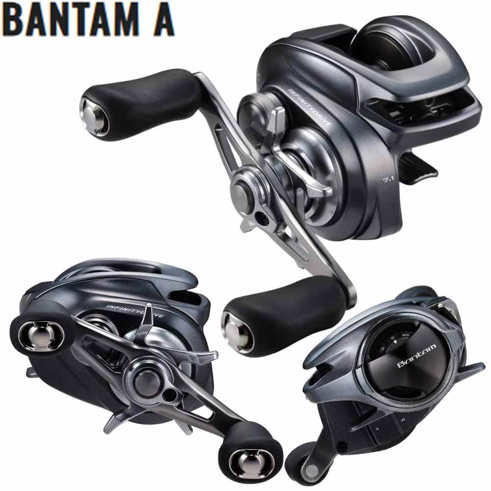 Shimano Bantam MGL Baitcasting Reel - High Performance Fishing Reel for Bass, Saltwater & Freshwater Fishing | Smooth Casting, Lightweight Design for Anglers