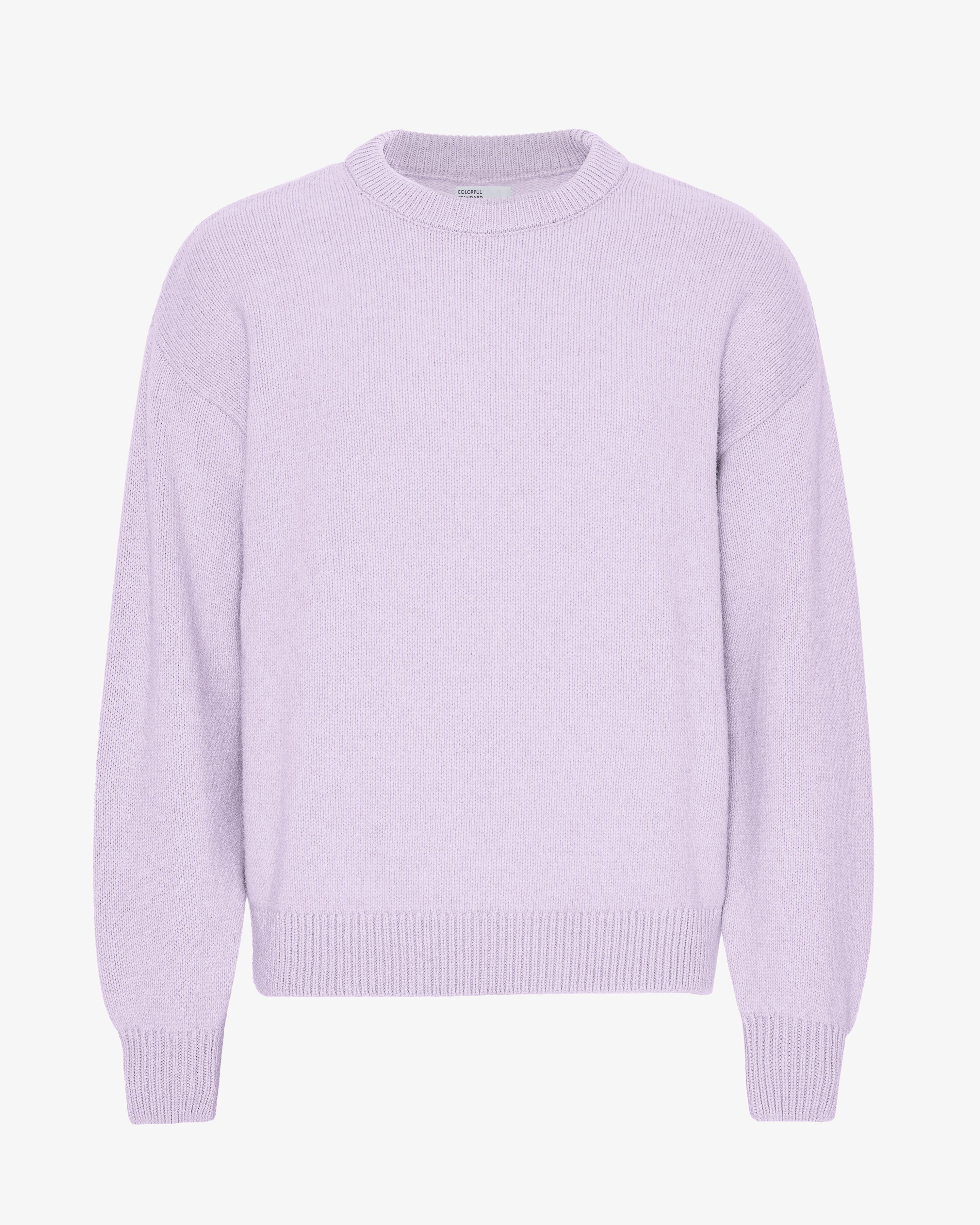 Premium Oversized Merino Wool Sweater - Ultra Soft Lavender Crewneck Pullover for Women | Cozy Winter Wear, Casual Outfits & Lounge Comfort