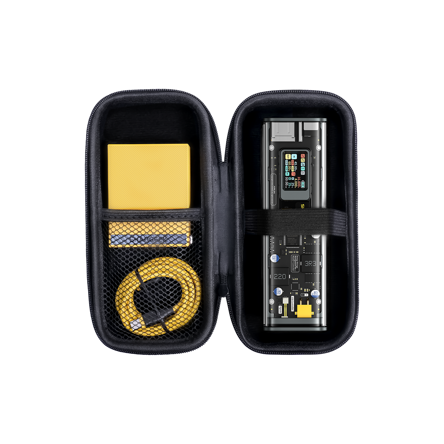 Shargeek 100 Portable Power Bank with Travel Case - Fast Charging External Battery Pack for Phones, Tablets & Laptops - Perfect for Travel, Camping & Emergency Power Backup