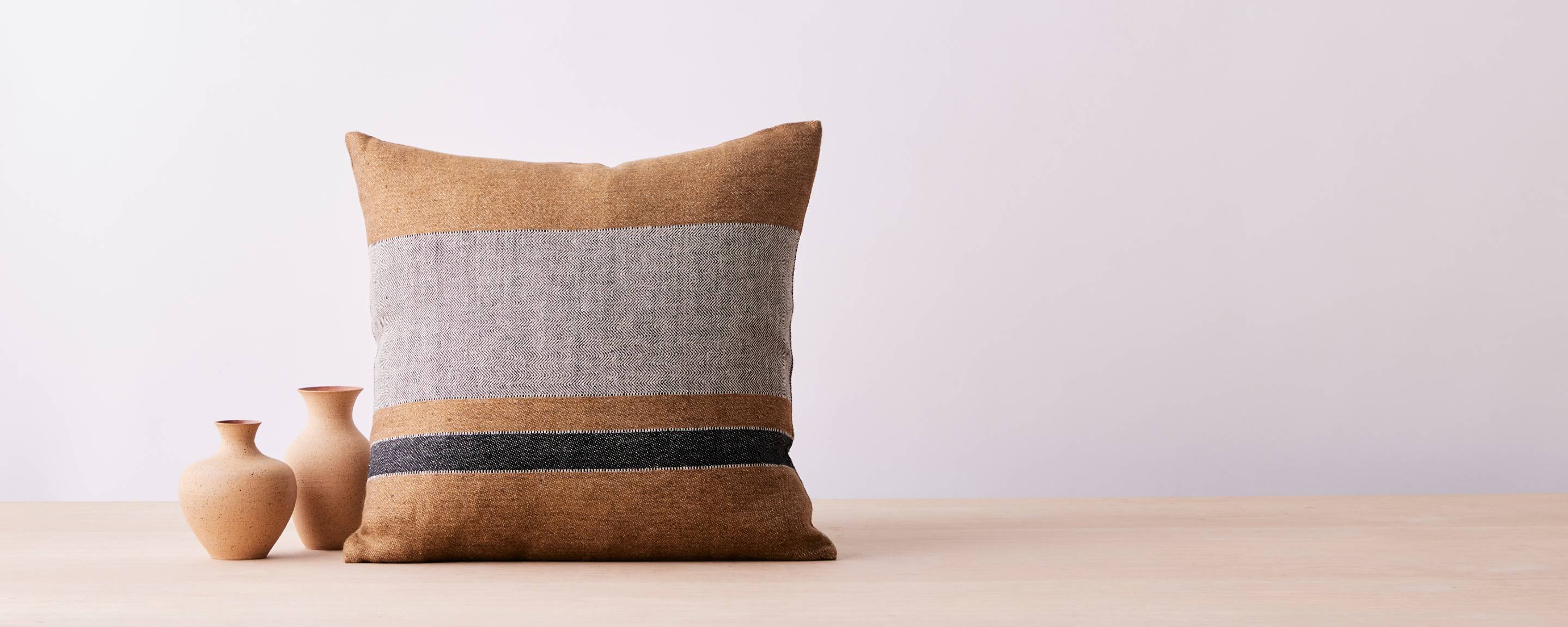 Nairobi Stripe Pillow - Soft Decorative Throw Pillow for Couch, Bed & Sofa - Perfect for Home Decor, Living Room & Bedroom Accent