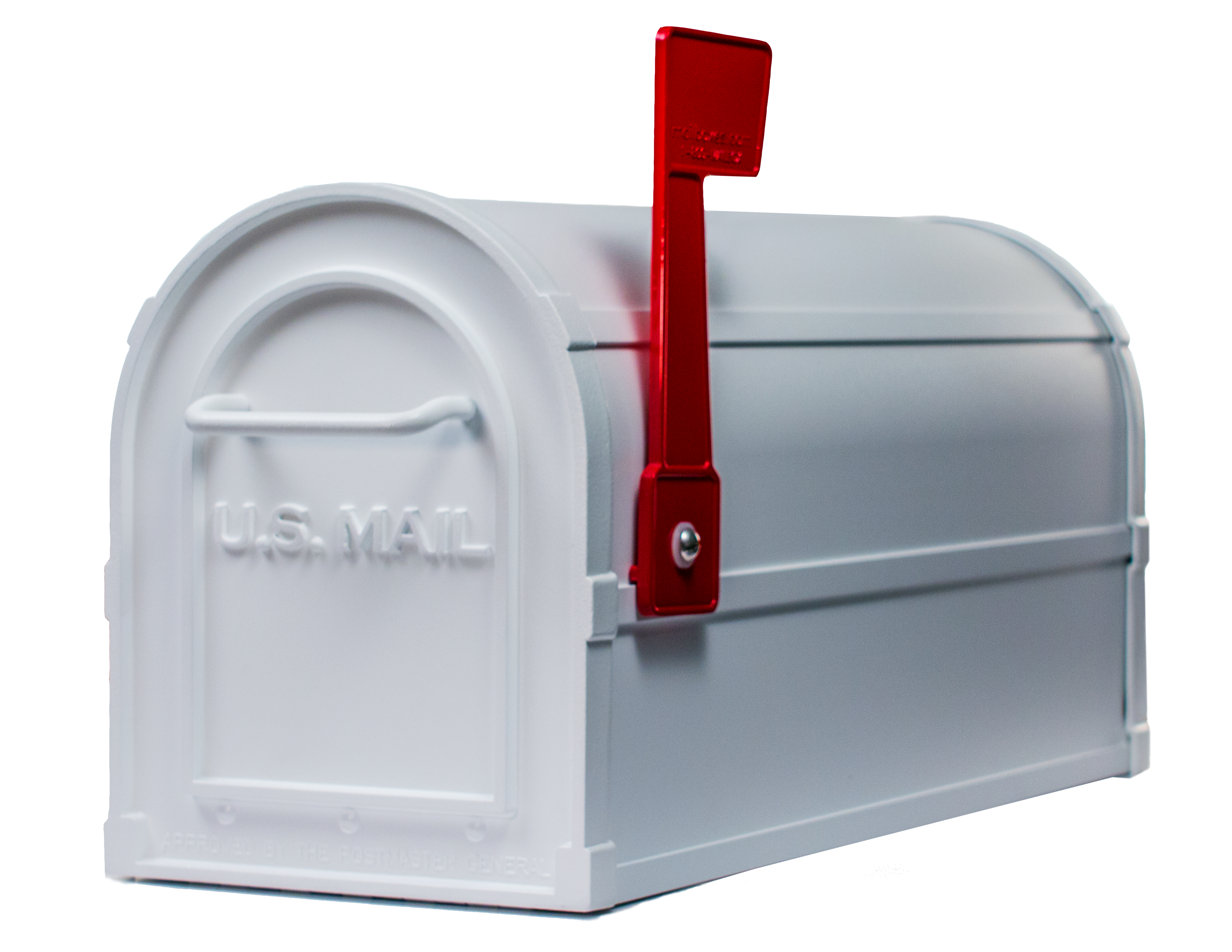 White 2-Door Mailbox - Secure & Durable Outdoor Mailbox with Locking Mechanism for Home & Business Use | Perfect for Front Yard, Porch, and Street Side Installation