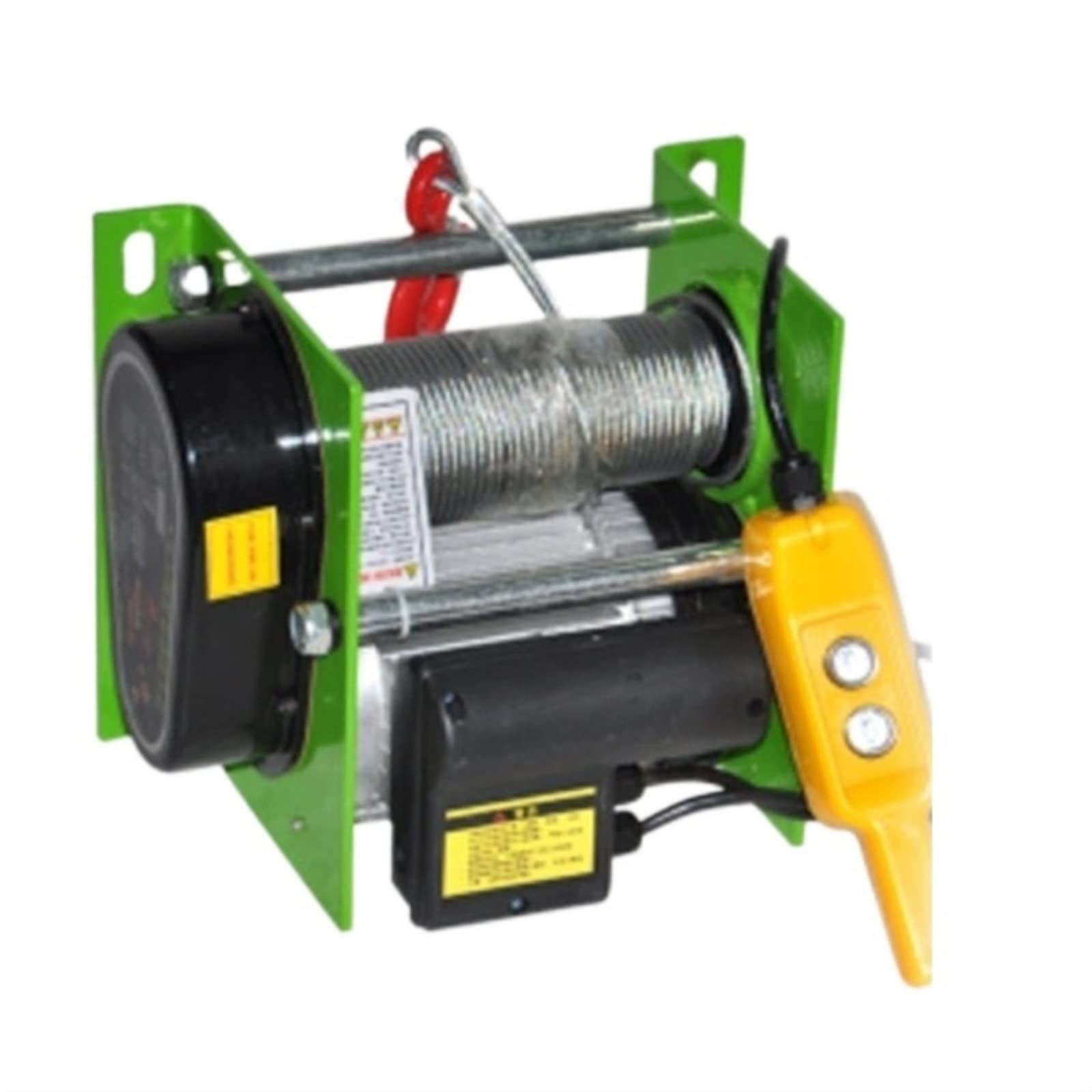 KWEIOTO 980W/1400W/2200W Electric Wire Rope Hoist - Micro Electric Winch with 200/600/800kg Capacity, 220V/380V (800KG30m) - Perfect for Construction, Warehouse Lifting, and Industrial Material Handling