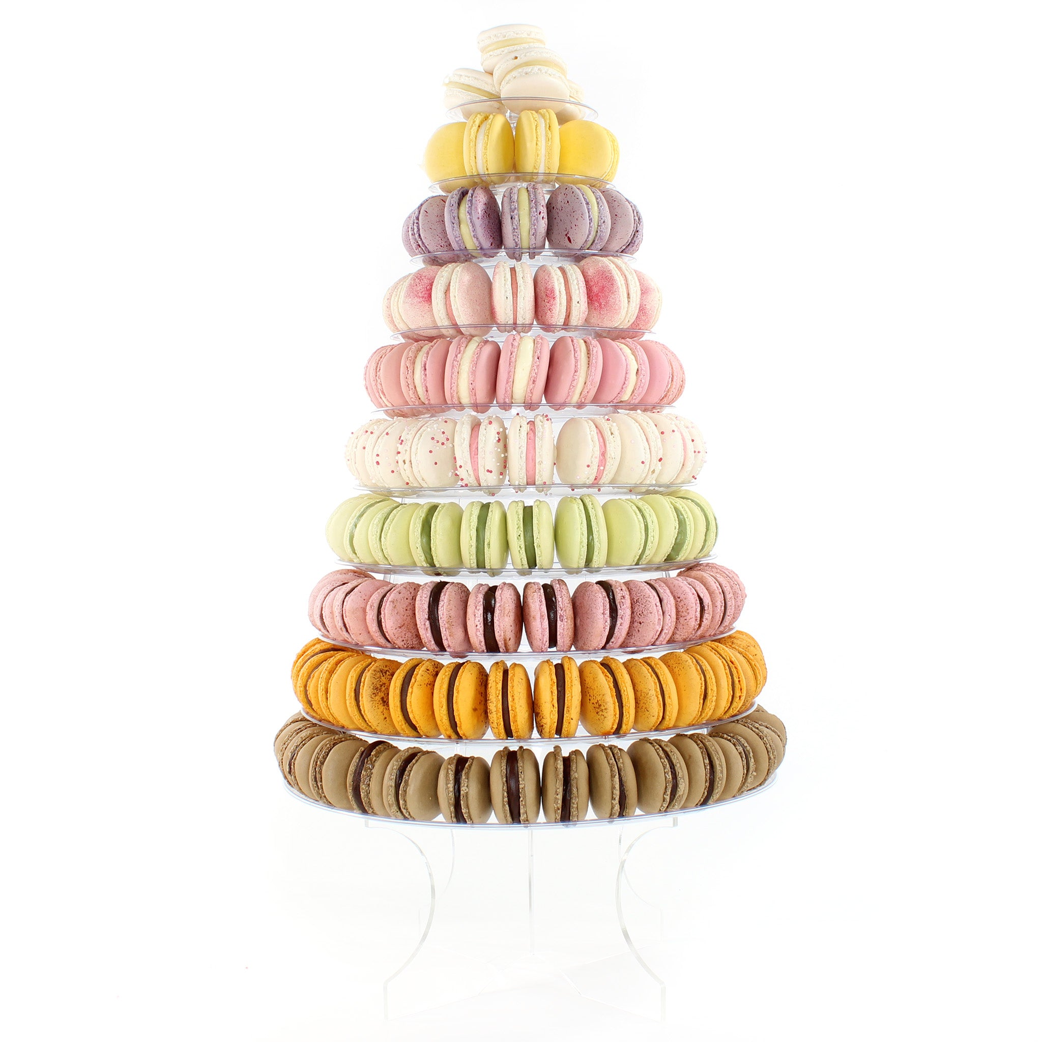 Macaron Tower Stand - Elegant French Dessert Display for Weddings, Parties & Events | Perfect for Dessert Tables & Sweet Displays
