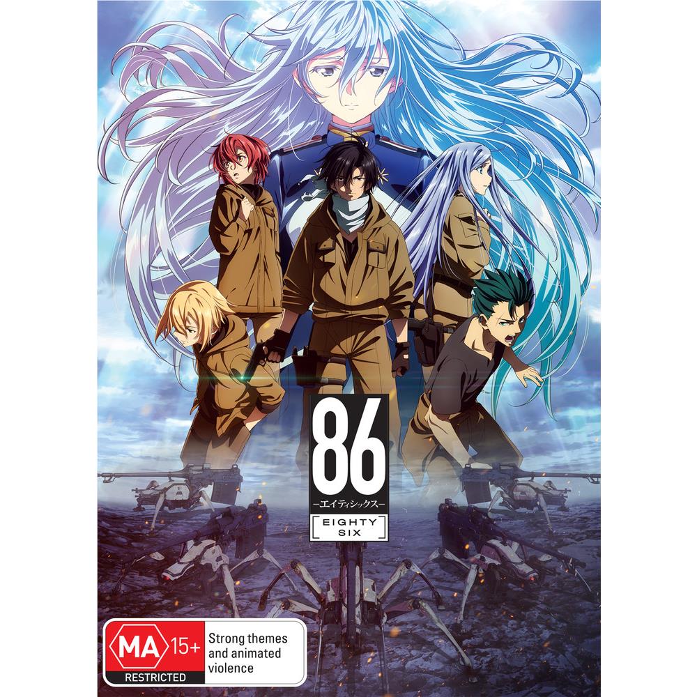 86 Eighty Six The Complete Season - Anime Series DVD/Blu-ray Box Set | Action, Mecha, Military Drama | Perfect for Anime Fans & Collectors | Watch at Home or Gift to Friends